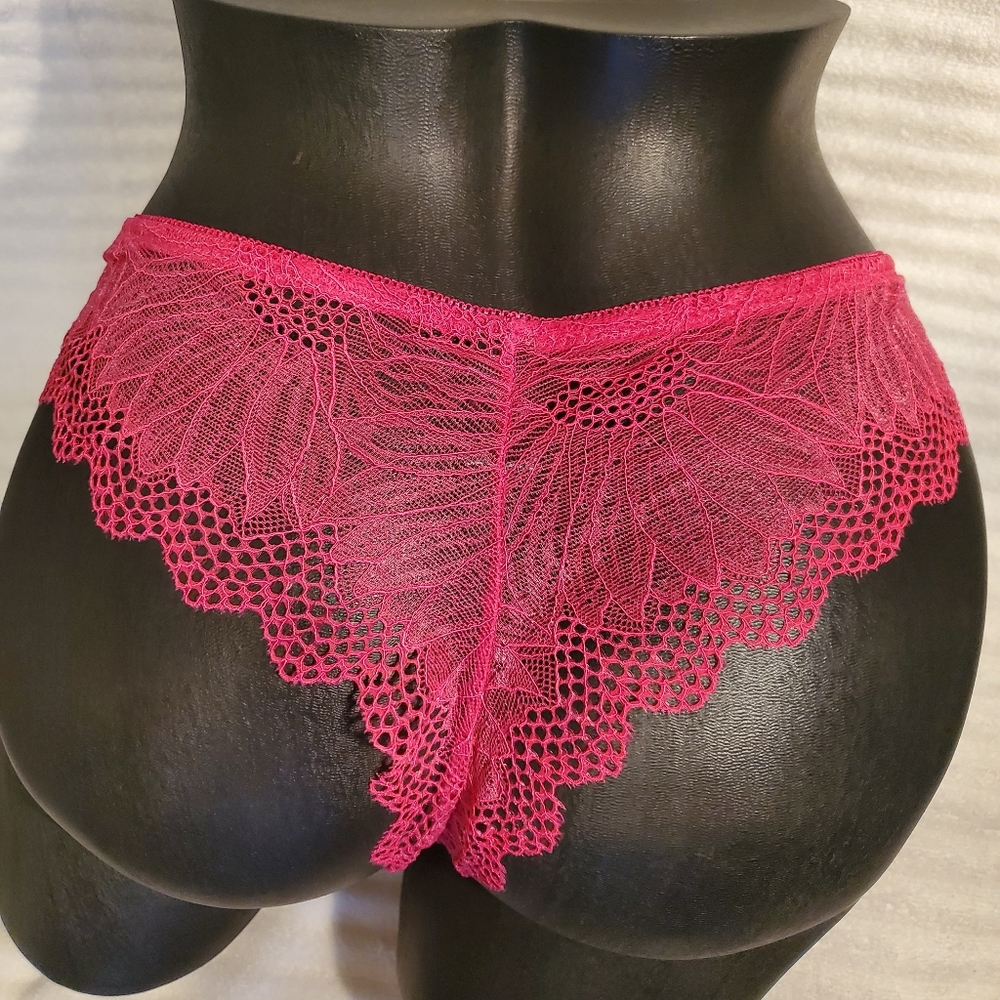 Saffron Floral Lace Thong